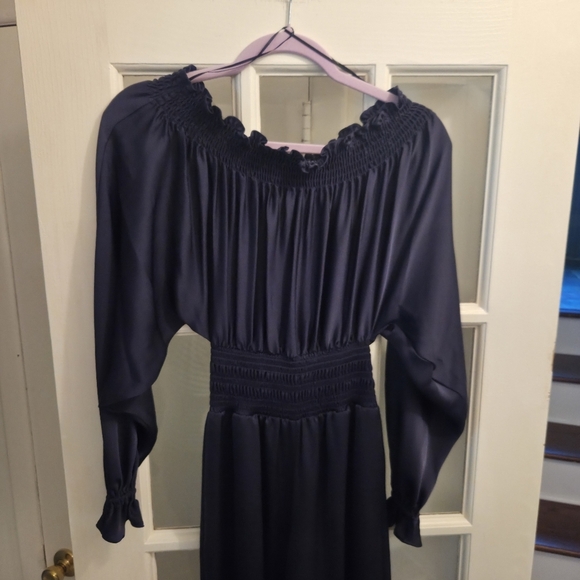 Ramy Brook New York Midnight Blue Off-Shoulder Teagan Jumpsuit - Picture 14 of 14